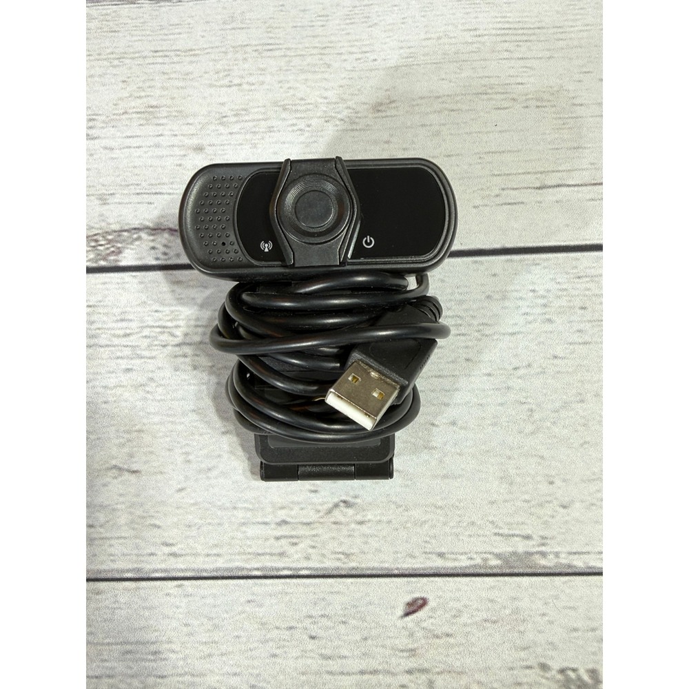N5 USB Webcam with Built-in Microphone and Privacy Shutter Black